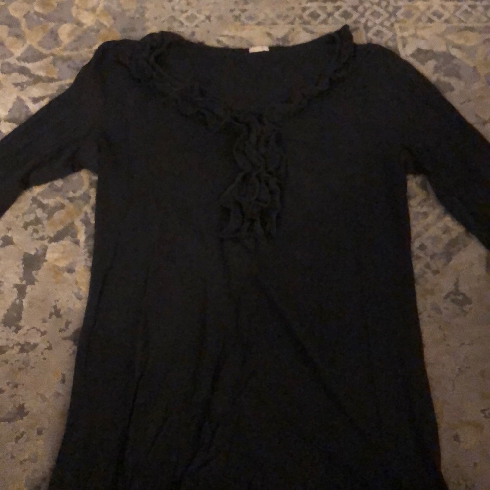 Dark grey 3/4 length shirt